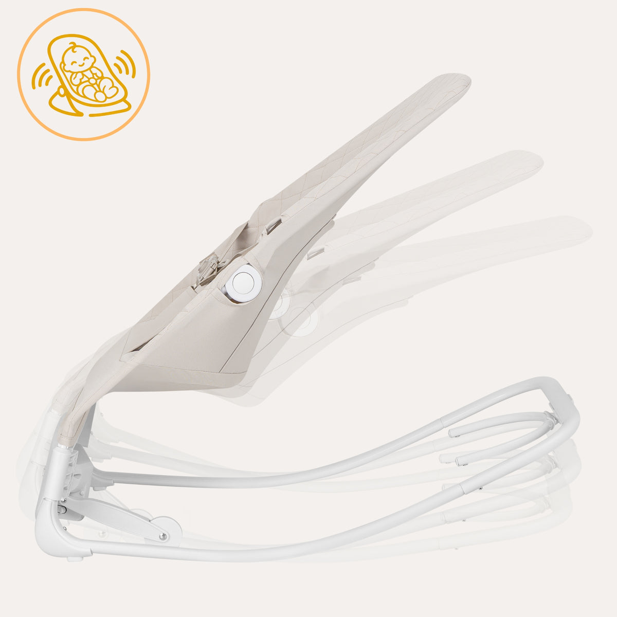 Deckchair rocker electric motion sensor BELTS control Lionelo Vinci Manufacturer code LO-VINCI BEIGE SAND
