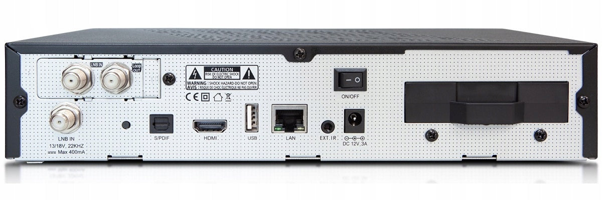 Decoder 4K PULSe 2x DVB-S2X ENIGMA 2 LINUX CCCAM Color black