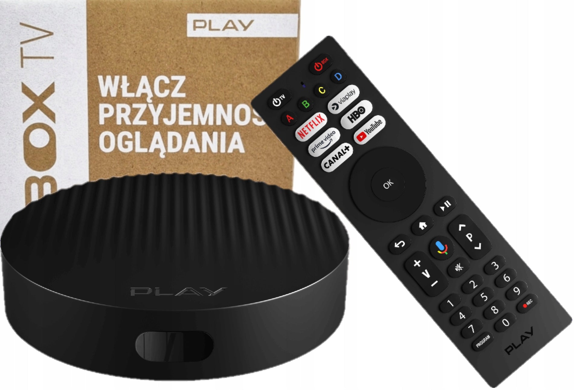 Decoder PLAY NOW TV BOX 4K - SMART TV / NETFLIX YOUTUBE PLAYER ETC..