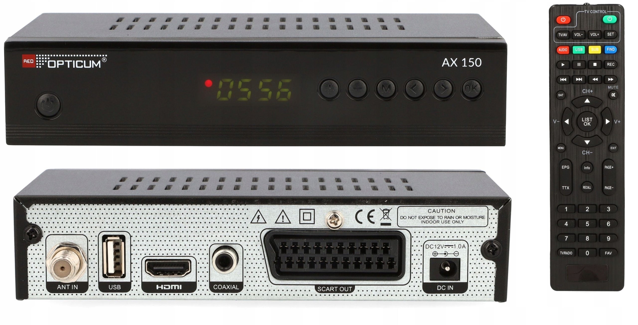 Decoder Satellite Tuner OPTICUM FTA Astra HotBird Channels SAT Uncoded