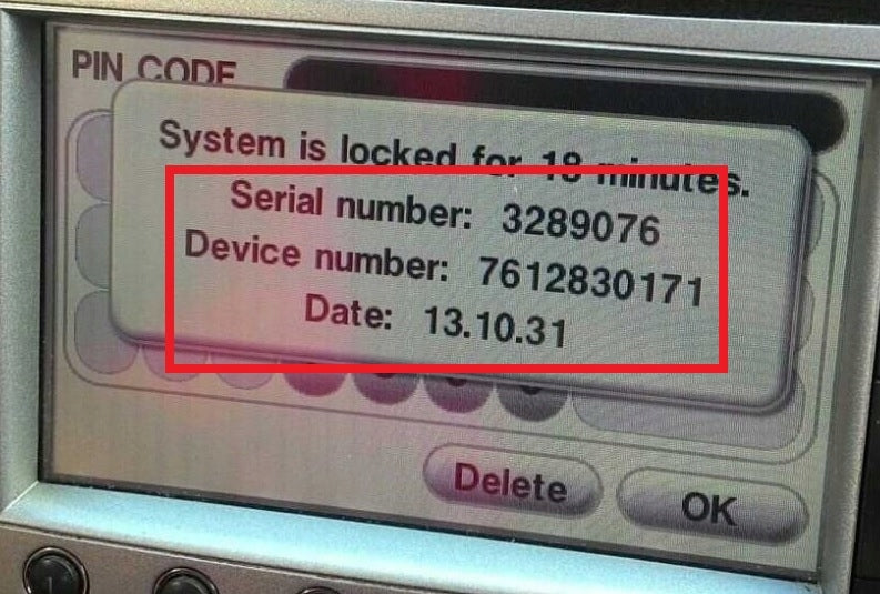 Decoding Radio code OPEL Touch & Connect CORSA D ZAFIRA B ANTARA ASTRA