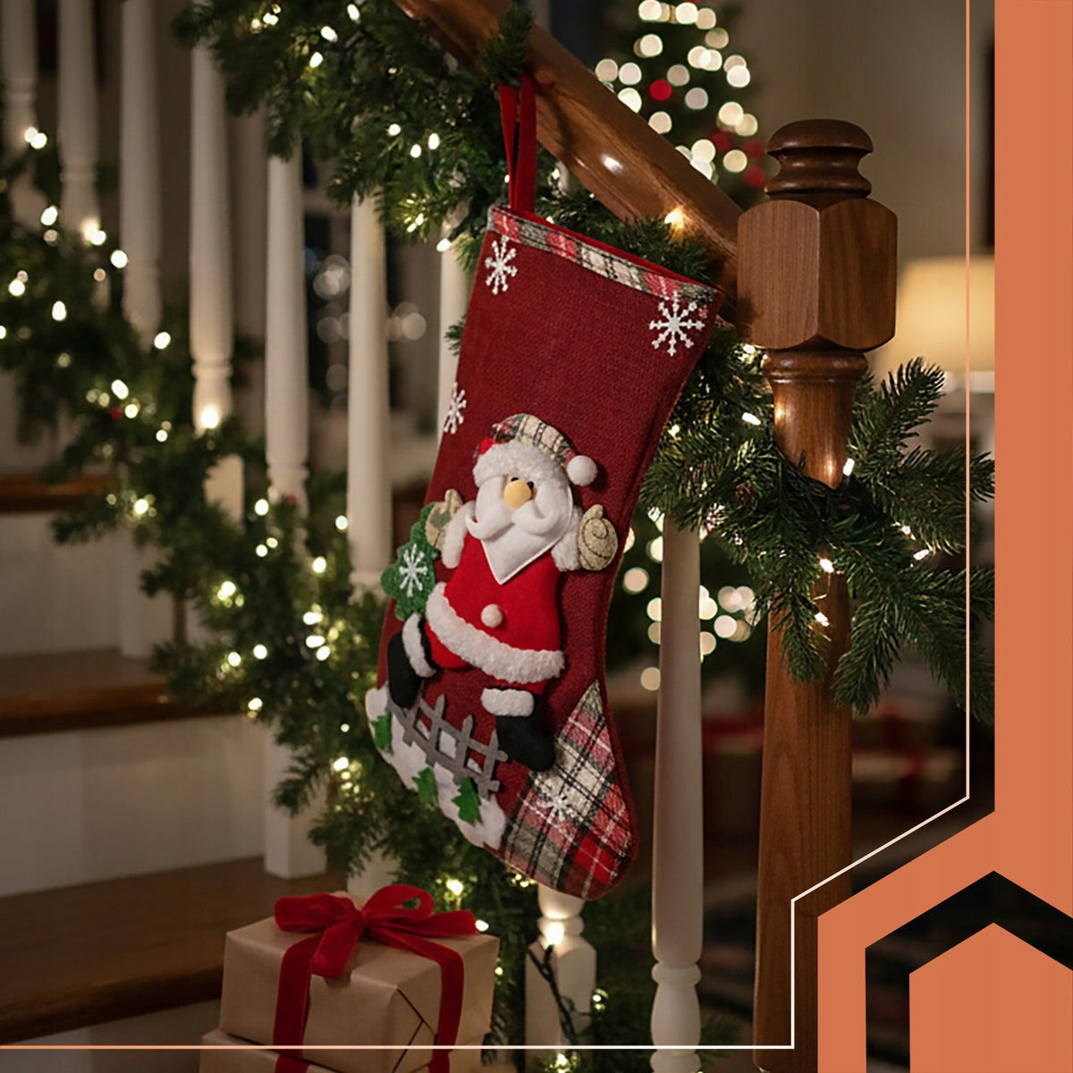 Decorative Christmas Socks 4pcs Ruhhy 26467 Repest Manufacturer code 00026467