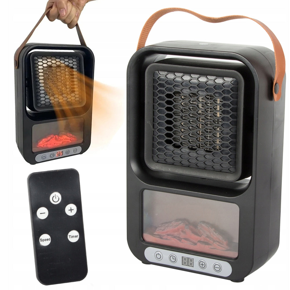 Decorative LED fireplace heater electric heater 500W with thermostat SALE
