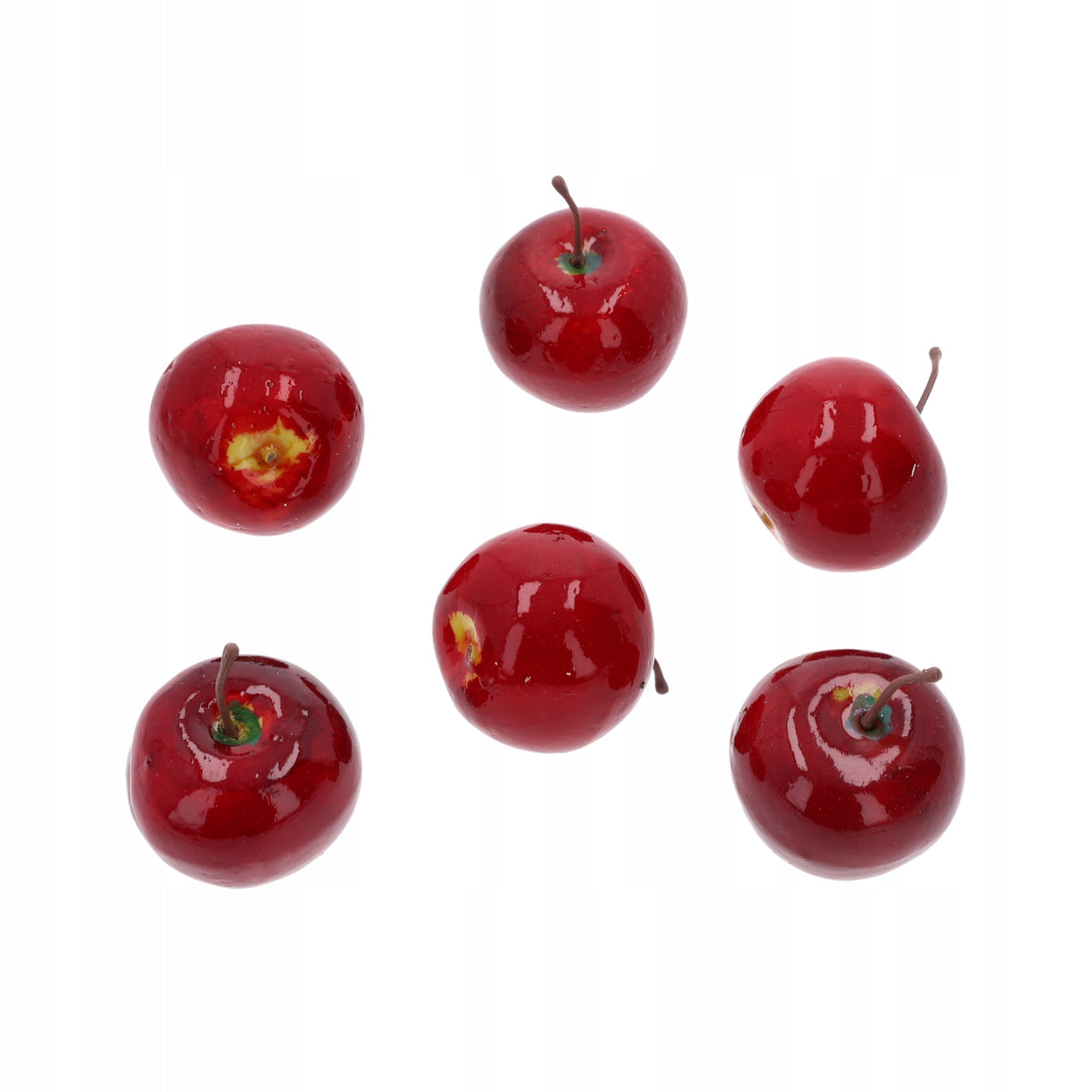 Decorative apples artificial apples Christmas decorations 6 pcs 5 cm