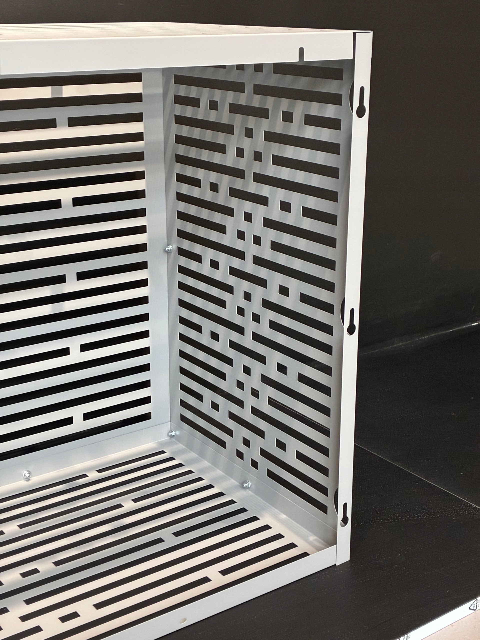 Decorative cover for outdoor air conditioner PATTERN STRIPES 940x570x740 SIZE M Heating power 0 W