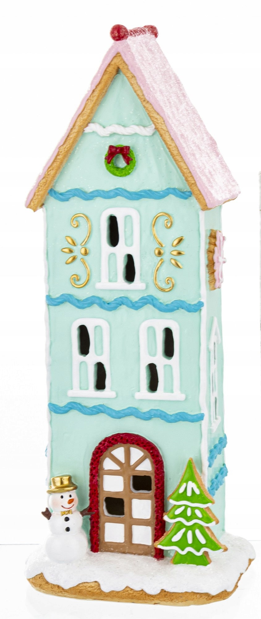 Decorative house LED plastic multicolor 32,5x12,5x9,5 cm Packaging status original