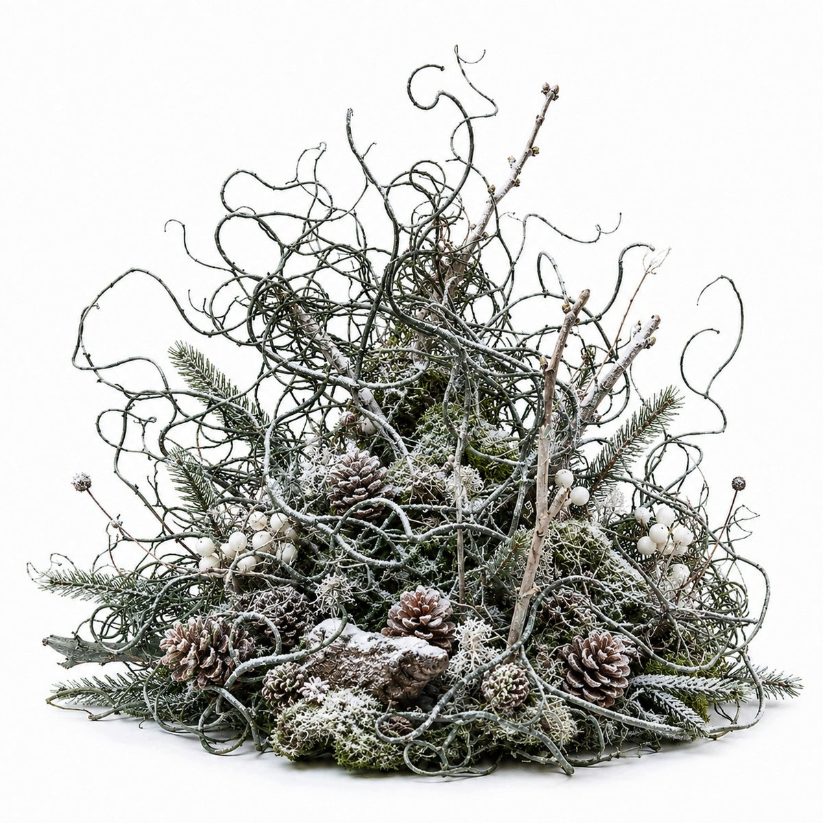 Decorative roots dark green 0,5 L – dried floristic DIY Packaging status original