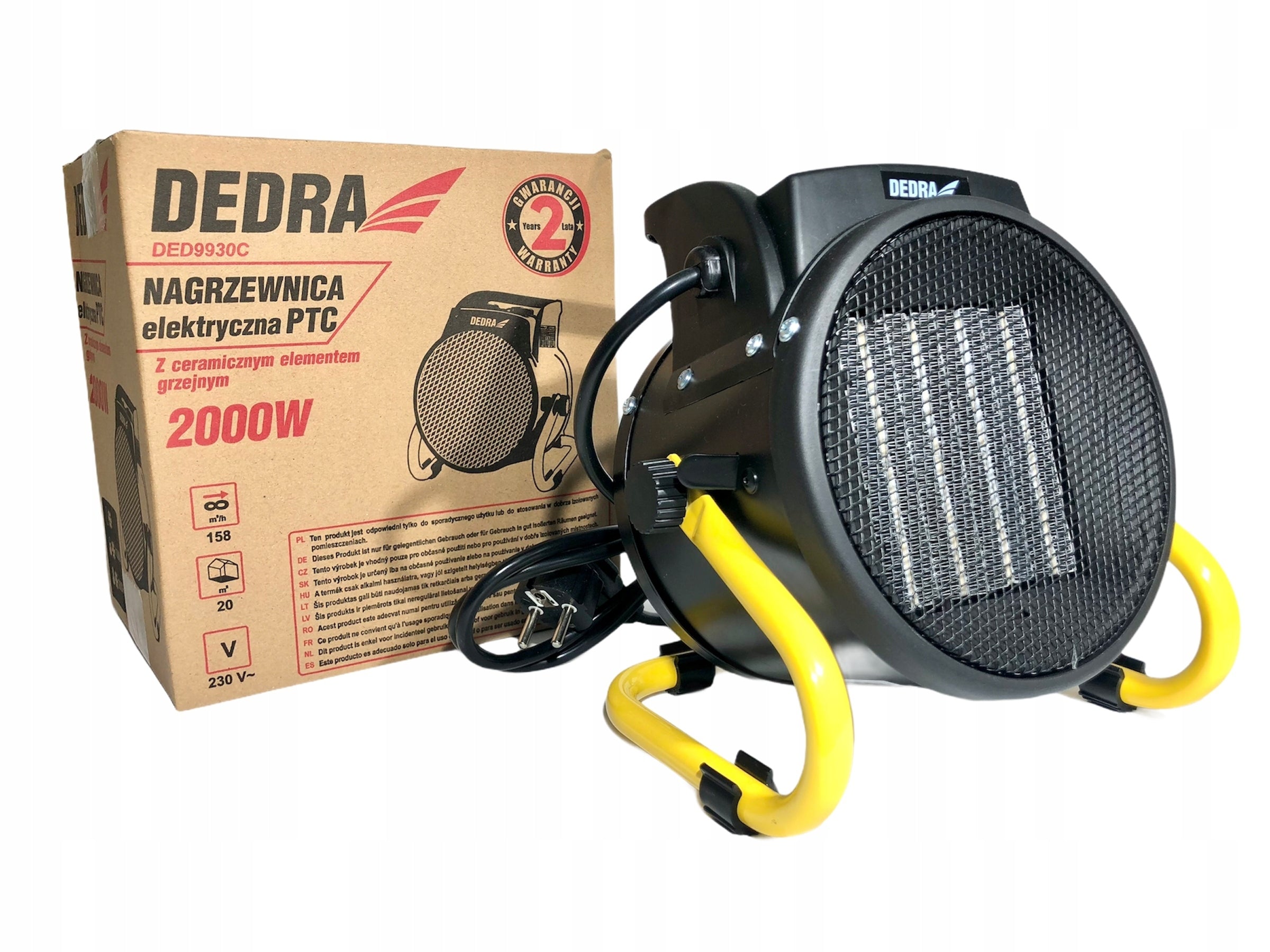 Dedra DED9930C Electric Heater 2000W 230V