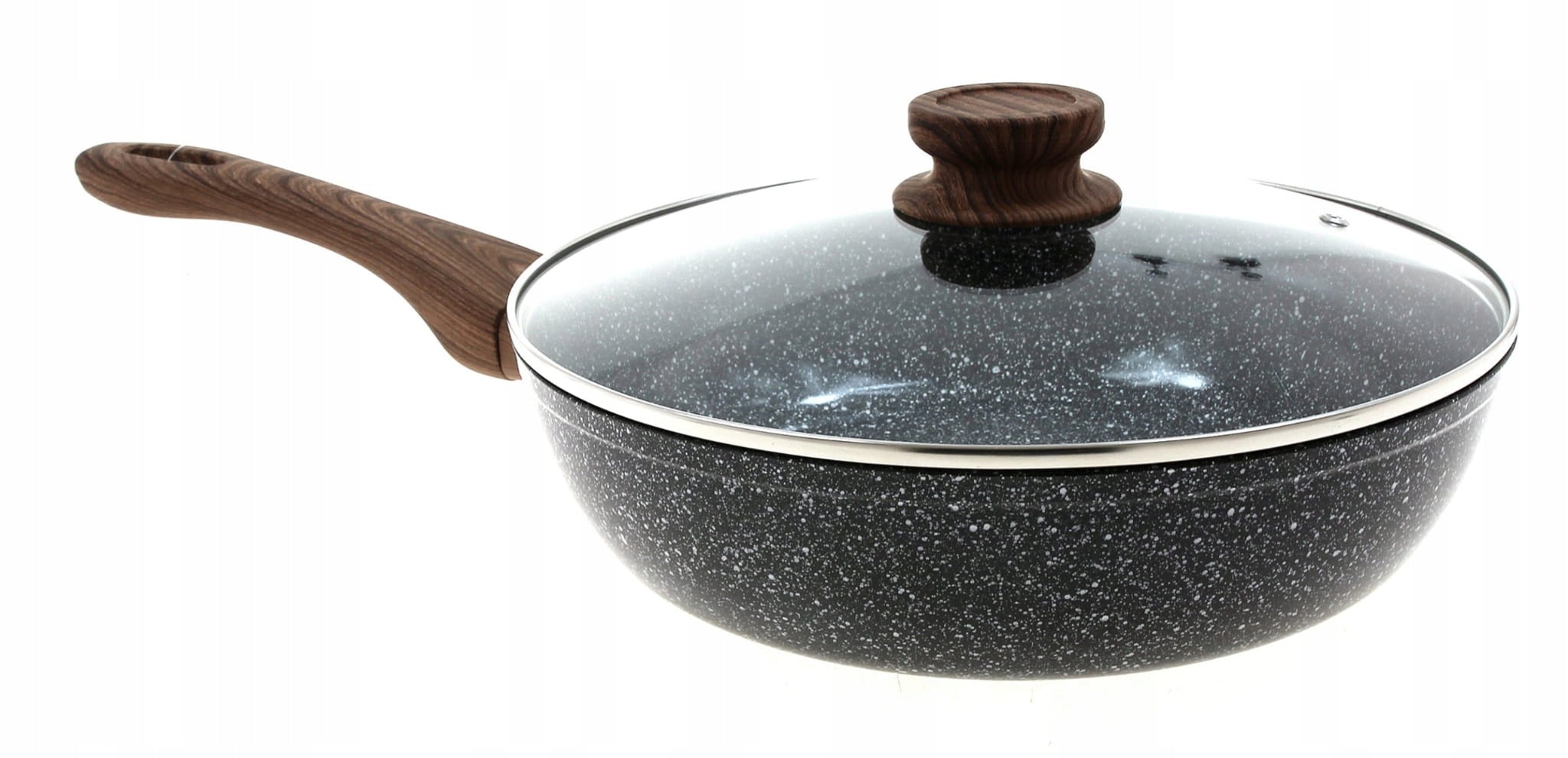Deep MARBLE PAN 24 cm INDUCTION GAS 1583 Manufacturer code KH-1583
