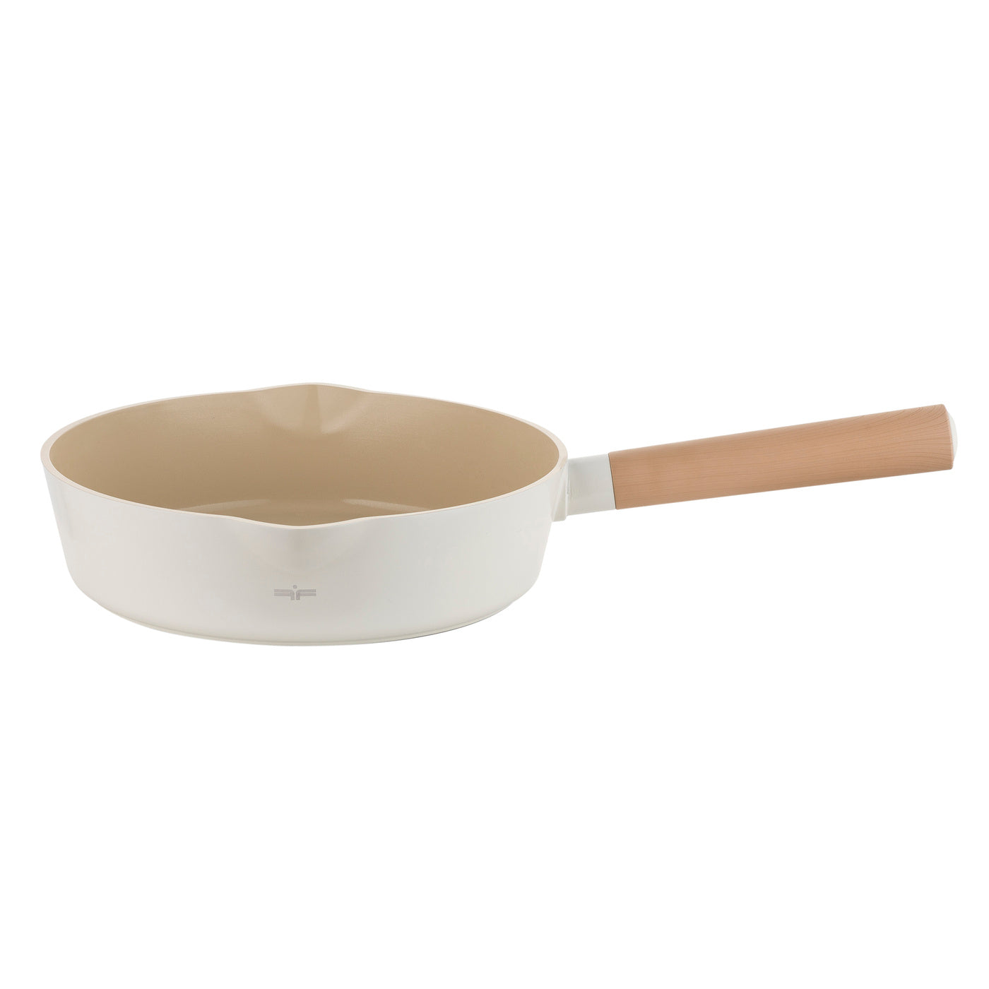 Deep Pan Florina Nube 26cm Aluminum Ceramic Beige 7cm Brand Florina