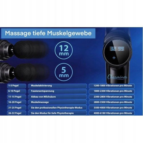 Deep Tissue Massage Gun with Touch Screen Brand no brand
