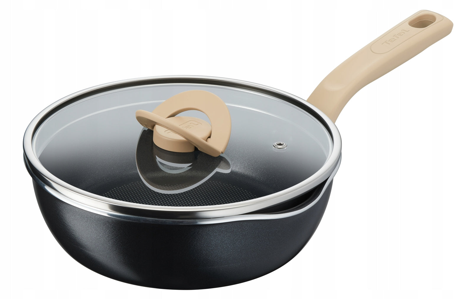 Deep frying pan with lid TEFAL One Pick 24 cm induction