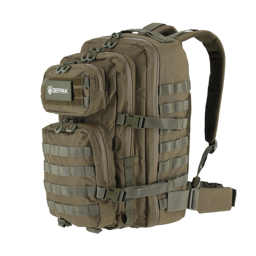 Defpak Military Backpack Military Tactical MOLLE 600D Ranger Olive 36L Manufacturer code 901-004