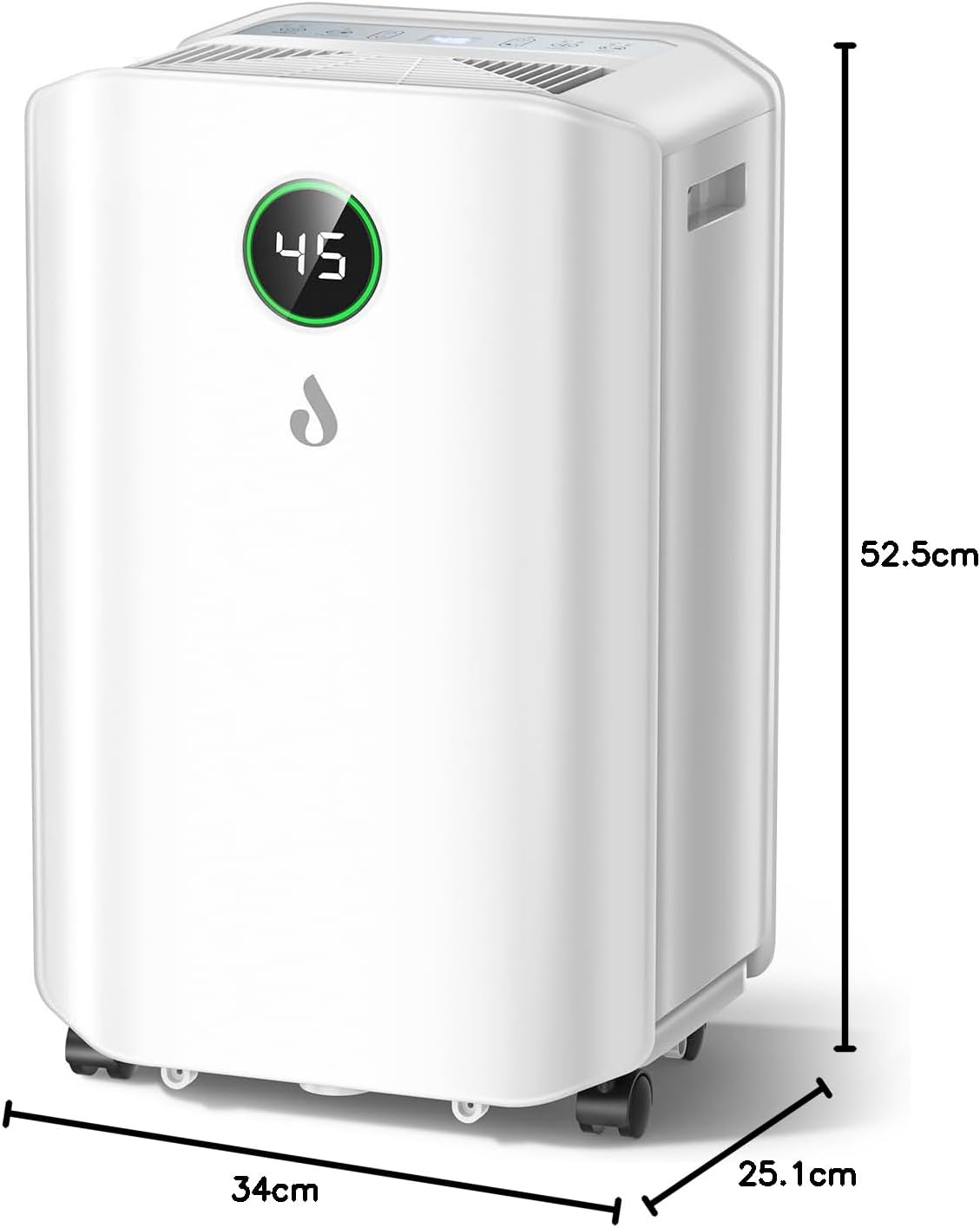 Dehumidifier 20L/24h JYMIPA 50m² 3L Timer LED Manufacturer code B0FHNVJGXS
