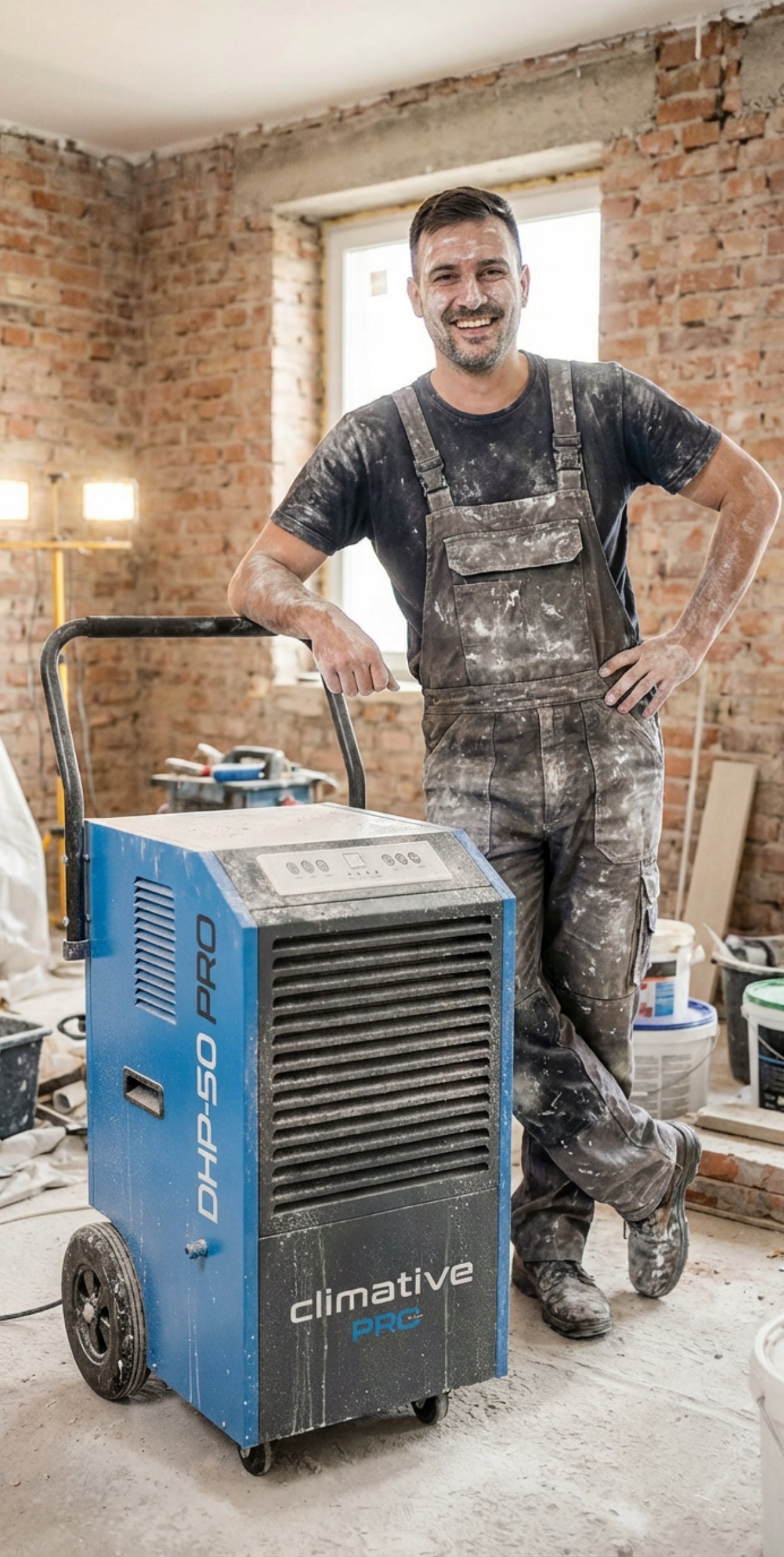 Dehumidifier 50l Climative DH50 PRO 725W Industrial Construction Professional EAN (GTIN) 5905204696002