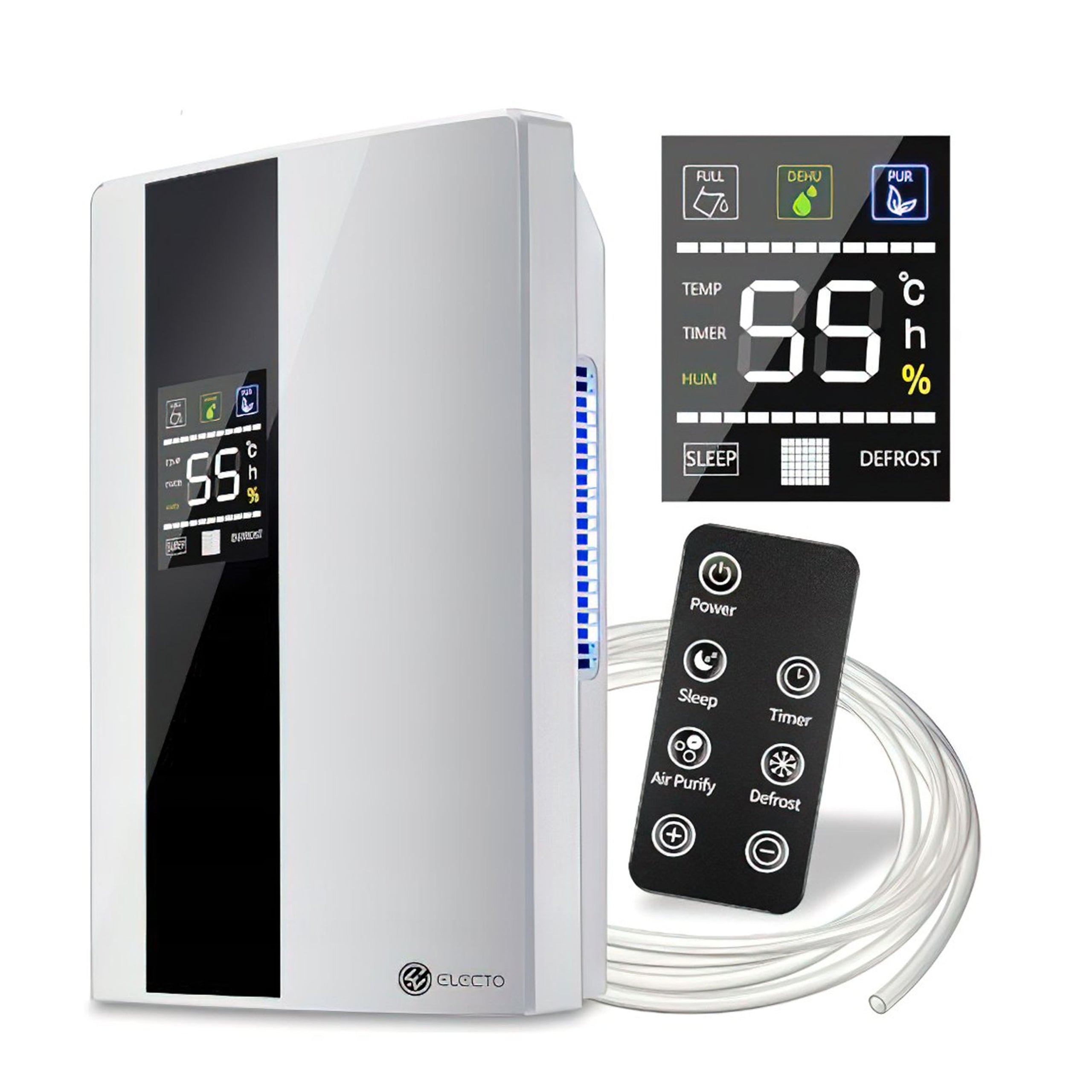 Dehumidifier Air Purifier 2in1 CJ-2020-3 90W 2200ml Manufacturer code 7KD11747