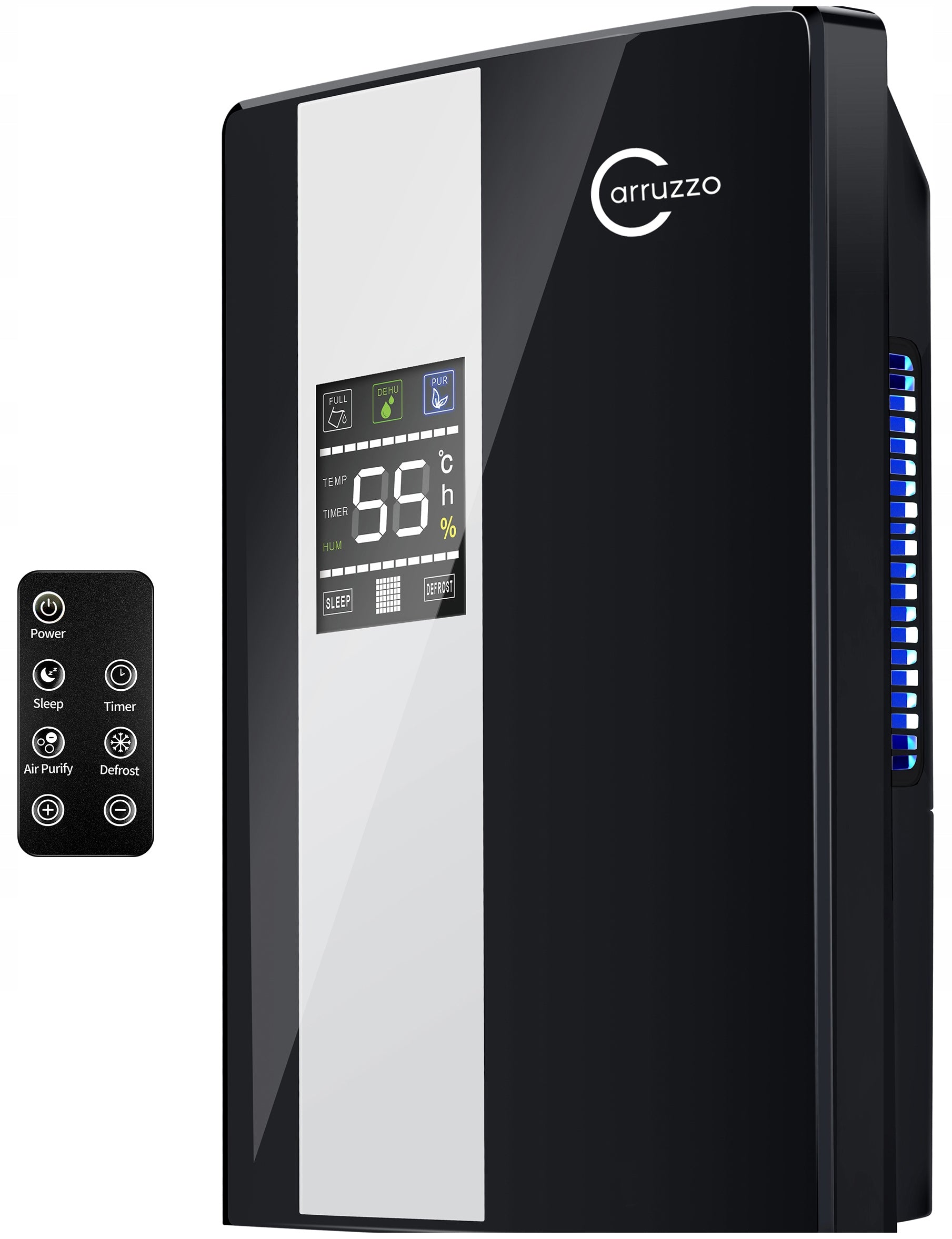 Dehumidifier Carruzzo 90W Moisture Absorber 2200ml Quiet Packaging status original