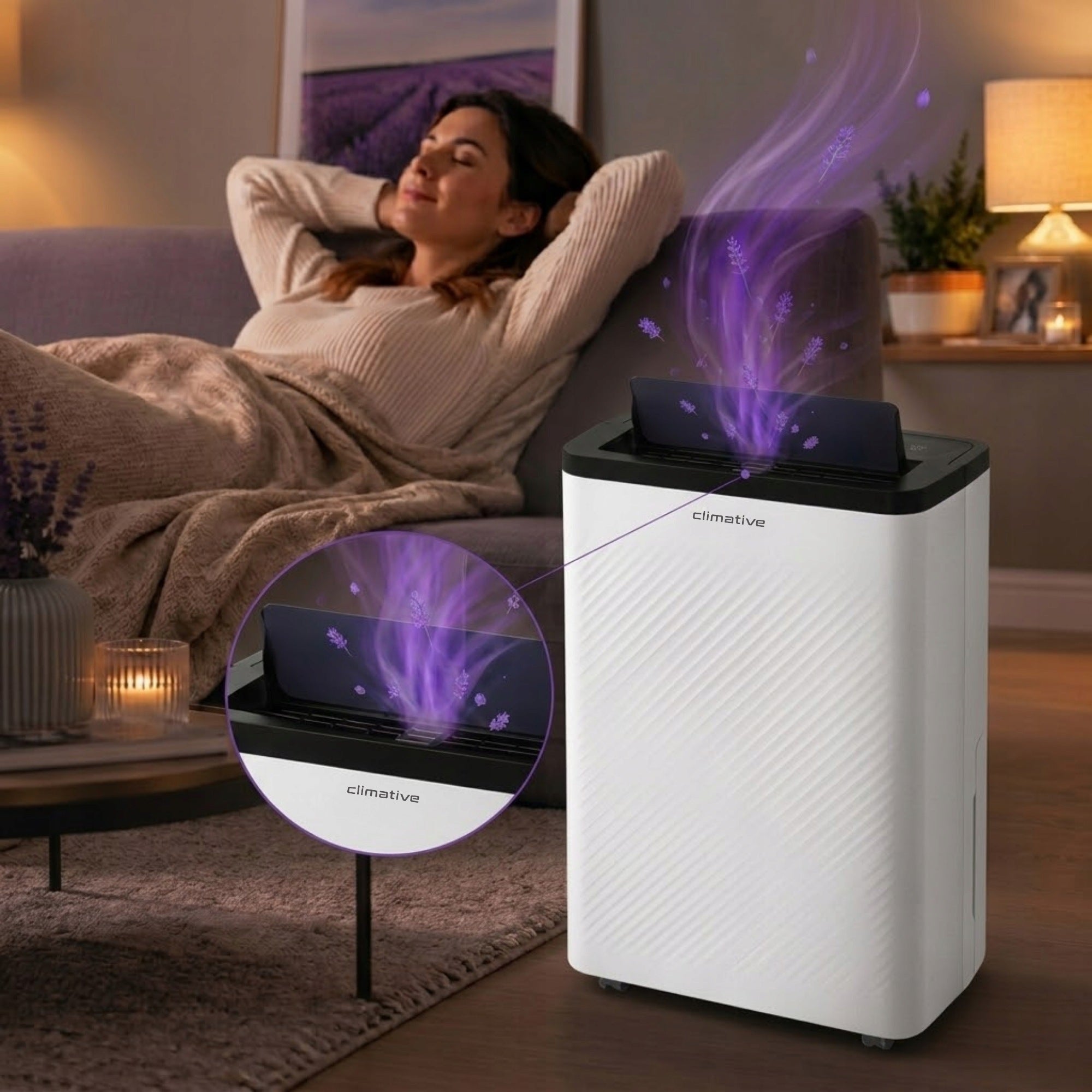 Dehumidifier Climative Nexi 12l 40m2 moisture absorber AROMATHERAPY Packaging status original