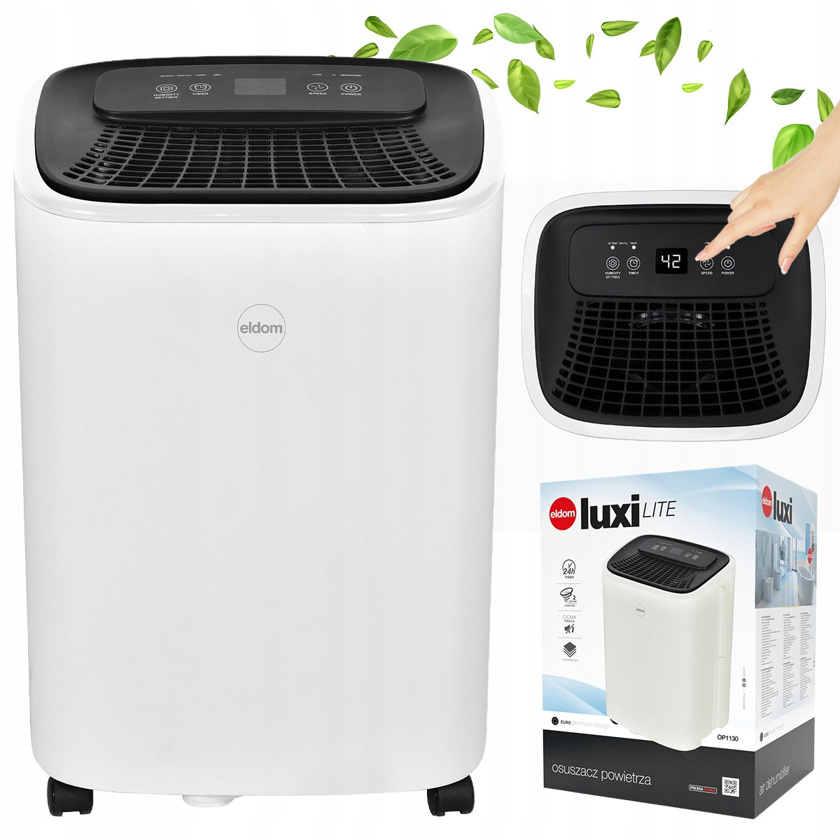 Dehumidifier ELDOM OP1130 Luxi Lite power 170W
