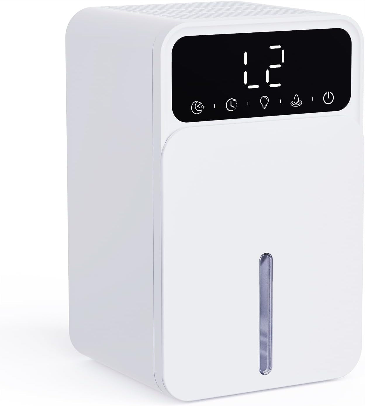 Dehumidifier Electric Quiet Large Display Timer Container (182)