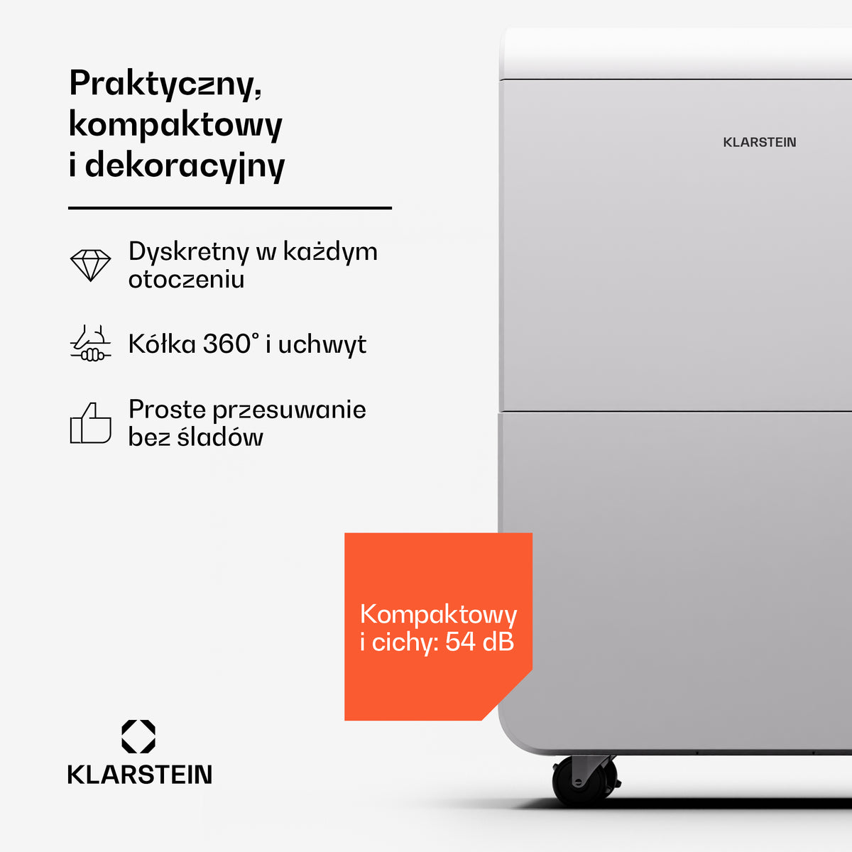 Dehumidifier Klarstein Wi-Fi compression 70 l/24 h 40-50 m² Brand Klarstein