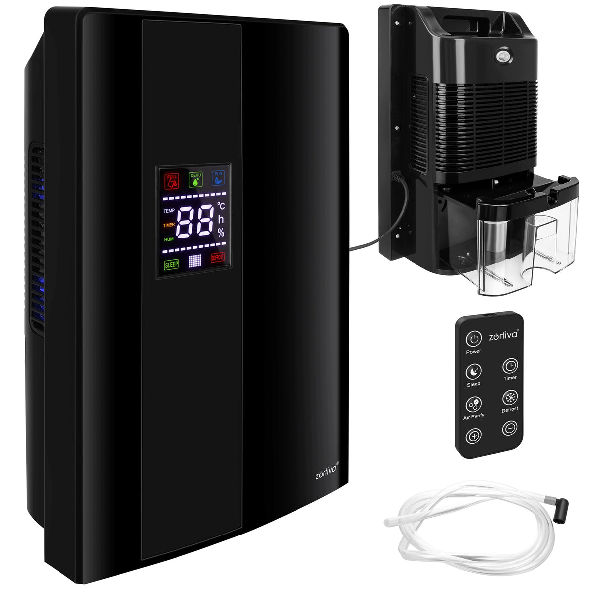 Dehumidifier Moisture Absorber Purifier Hygrostat Remote Control Timer