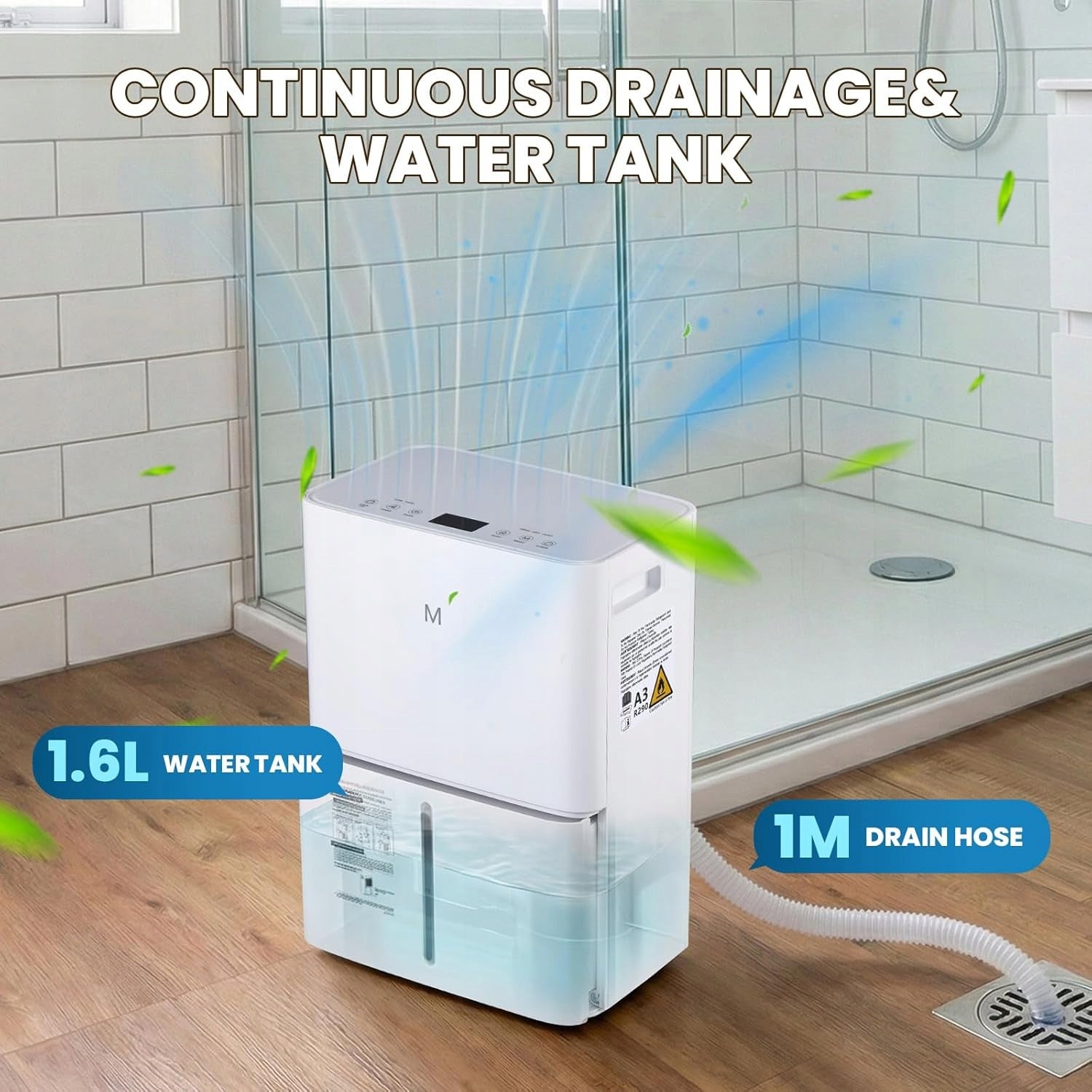 Dehumidifier Mxmoonan 15L/day control application timer Brand no brand