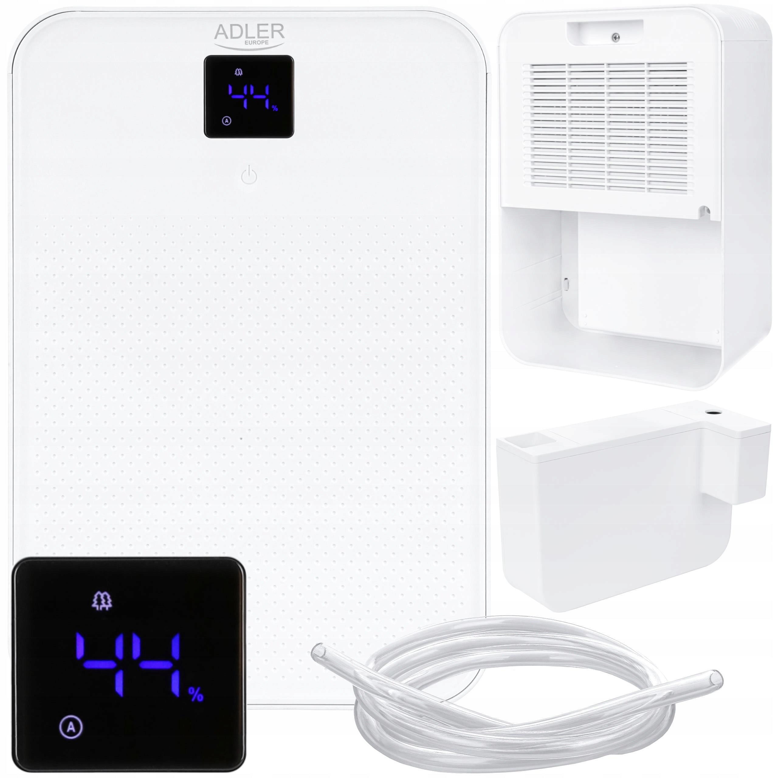 Dehumidifier QUIET Adler AD7860 150 W 500 l WHITE Manufacturer code AD7860