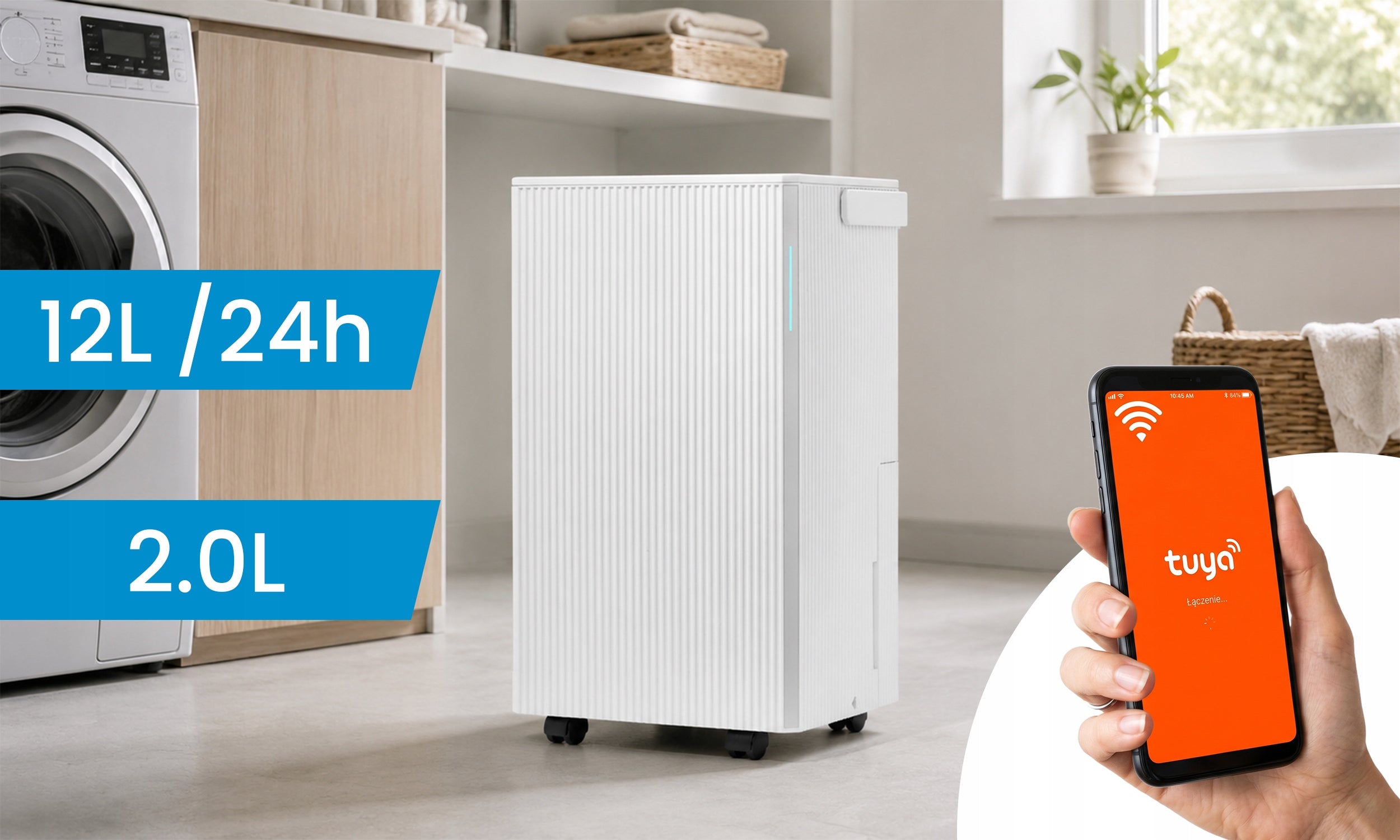 Dehumidifier VELAIR LUMEA 12l/24h WiFi + TIMER Packaging status original
