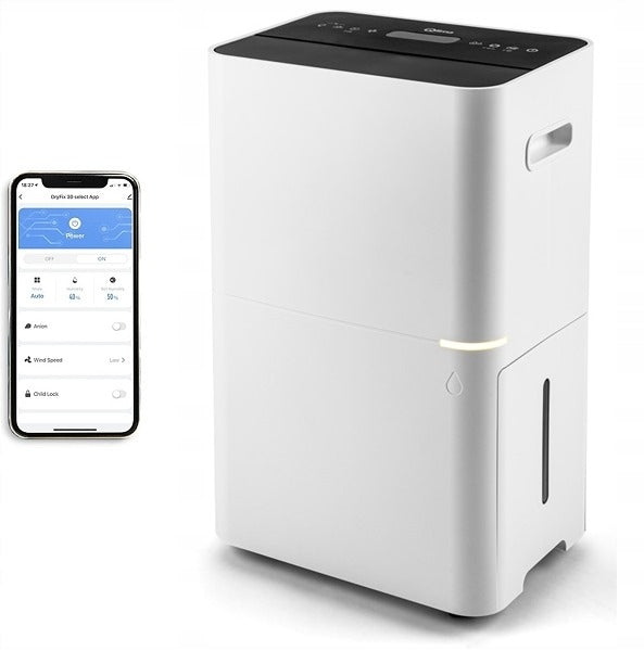 Dehumidifier moisture absorber 25l/24h Qlima D825PA with WiFi pump
