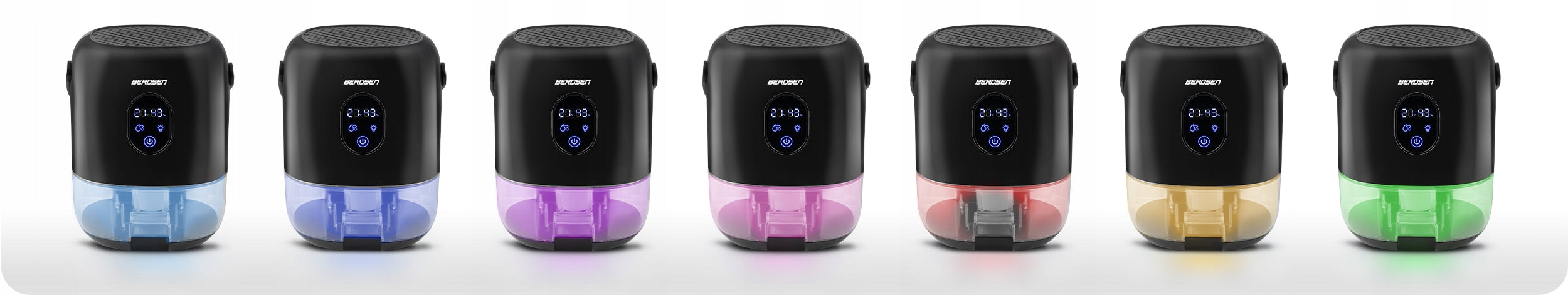 Dehumidifier moisture absorber QUIET LED 1000ml BERDSEN Medical device no