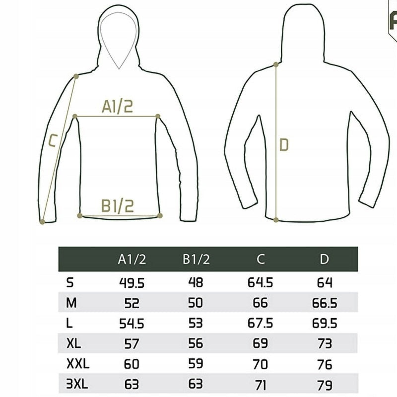 Delphin UV ARMOR 50+ Olive Hoodie - Size S Packaging status original