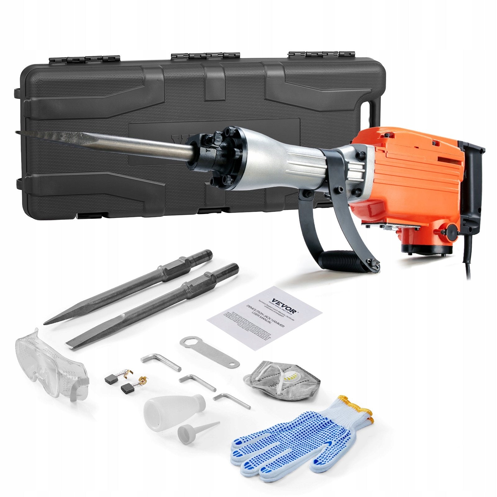 Demolition hammer Vevor Q8GV2 60 J 3500 W for concrete walls