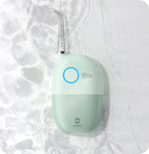 Dental irrigator portable OCLEAN Airpump A10 white, 45ml, 2 nozzles Model A10