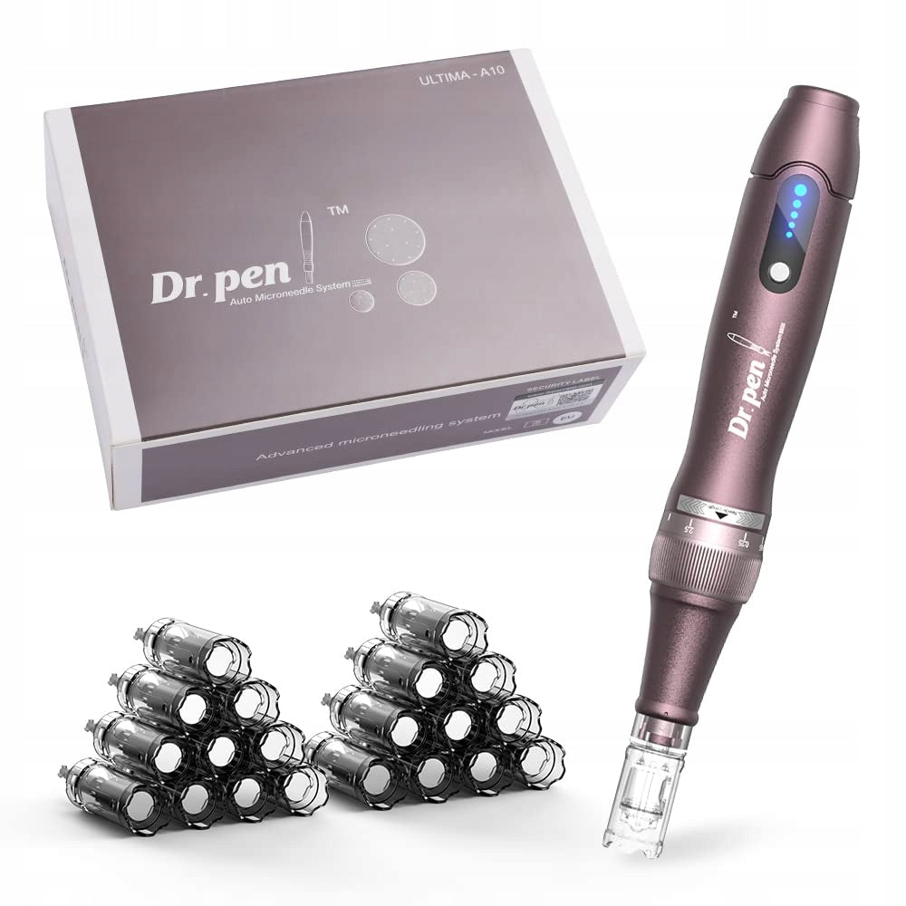 Derma Pen Dr Pen A10 Wireless Mesotherapy + 20 Cartridges Manual PL Brand Dr Pen