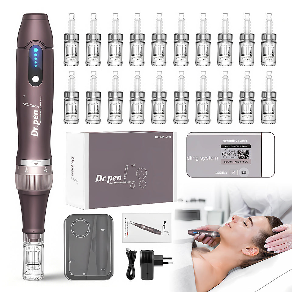 Derma Pen Dr Pen A10 Wireless Mesotherapy + 20 Cartridges Manual PL Manufacturer code Version 8.55 9.91 PL