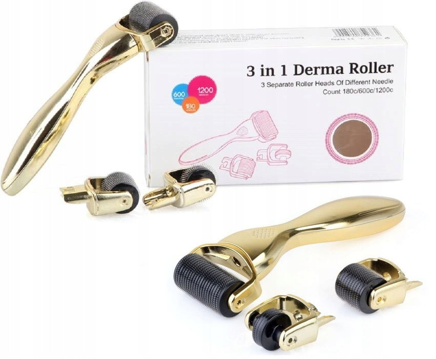Derma roller 3 in 1 Body Face Eyes DERMAROLLER