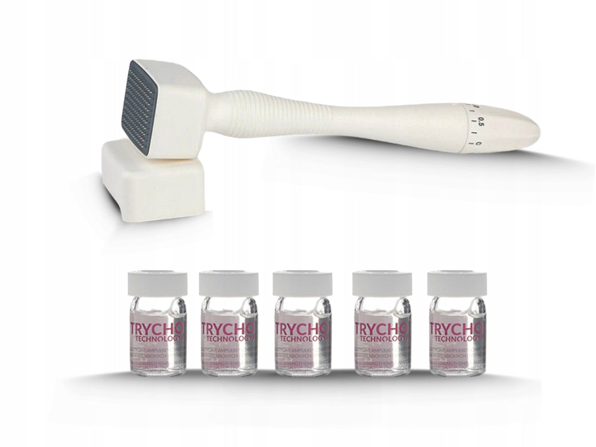 Derma stamp 0,25-3mm + 5 ampoules Farmona Tricho Hair Loss Batteries included yes
