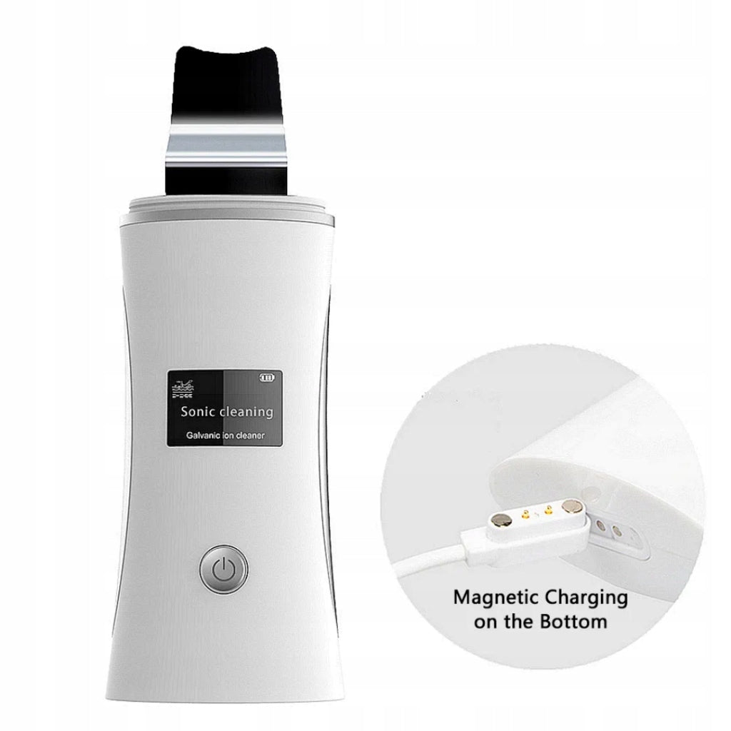 DermaGlow Mini Cordless Cavitation Peeling with Ultrasound Power supply rechargeable battery