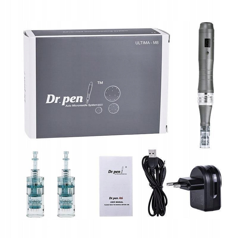 Dermapen Dr Pen Ultima M8-W + 2 Kartridży BEZPRZEWODOWY Dermapen Packaging status original