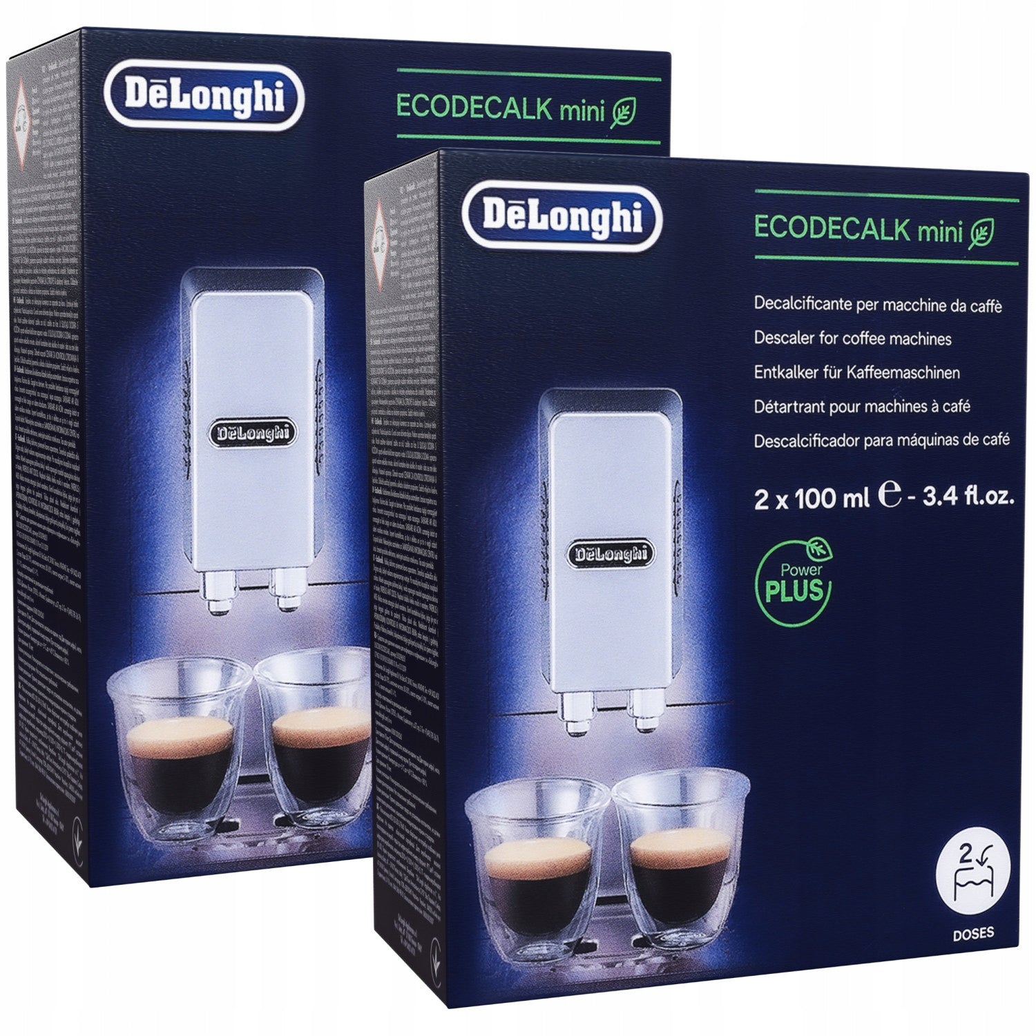 Descaler DeLonghi Ecodecalk Mini 4x 100ml for Delonghi Dinamica Packaging status original