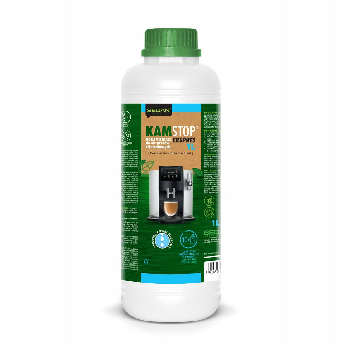Descaler KAMSTOP PROFESSIONAL for organic lactic acid machines 1l