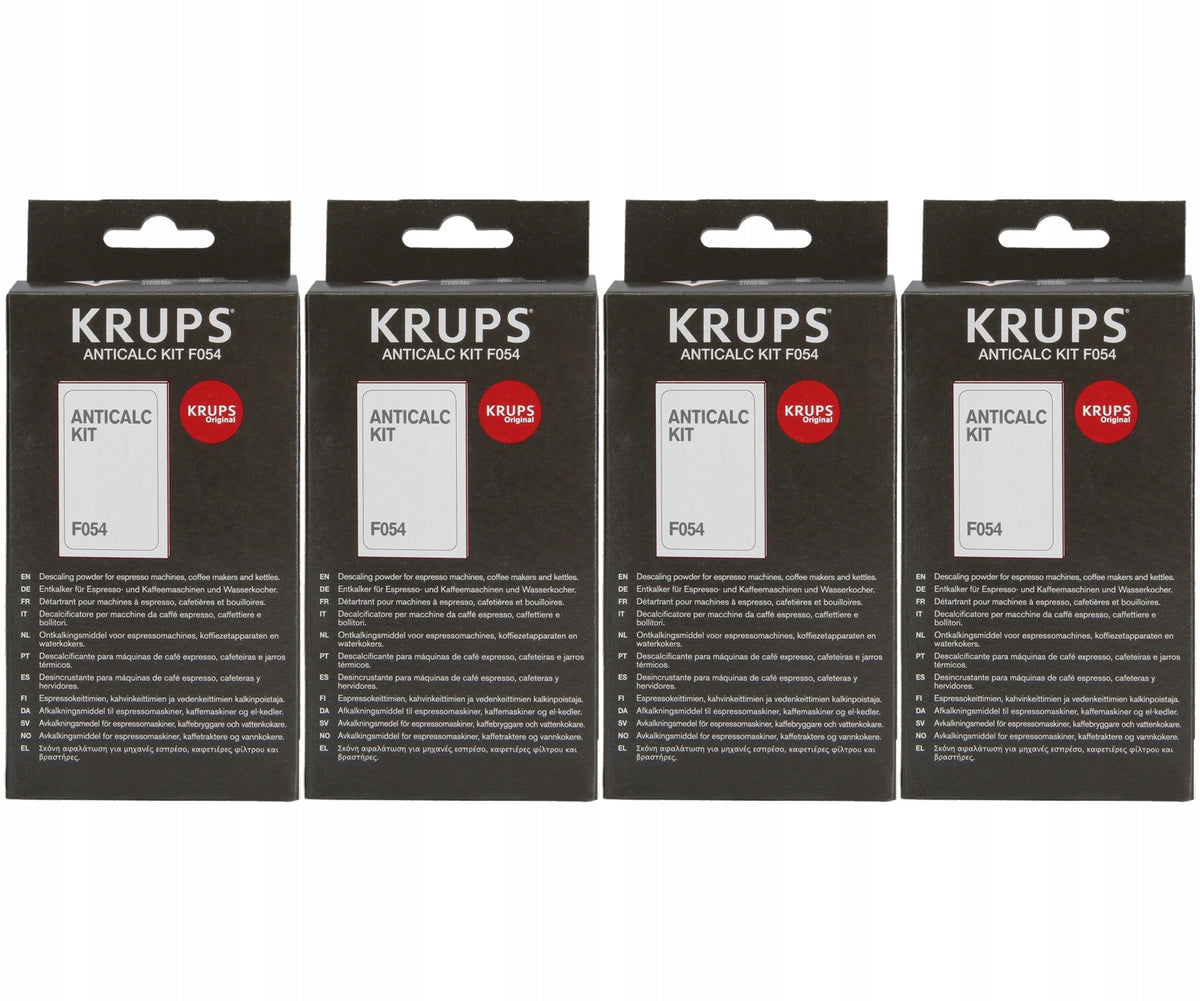 Descaler Krups F054 + water test for coffee machines | powder 4op x 2pcs 40g Manufacturer code KL6912AU43