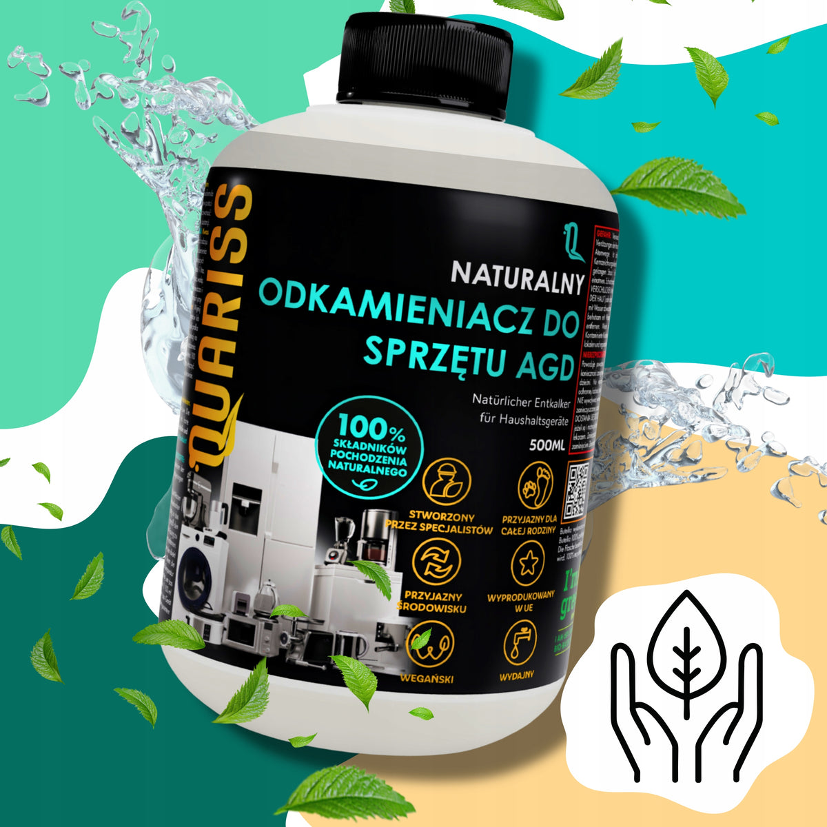 Descaler Liquid for Household Appliances Washing Machine Iron Kettle Dishwasher All in 1 Packaging status original