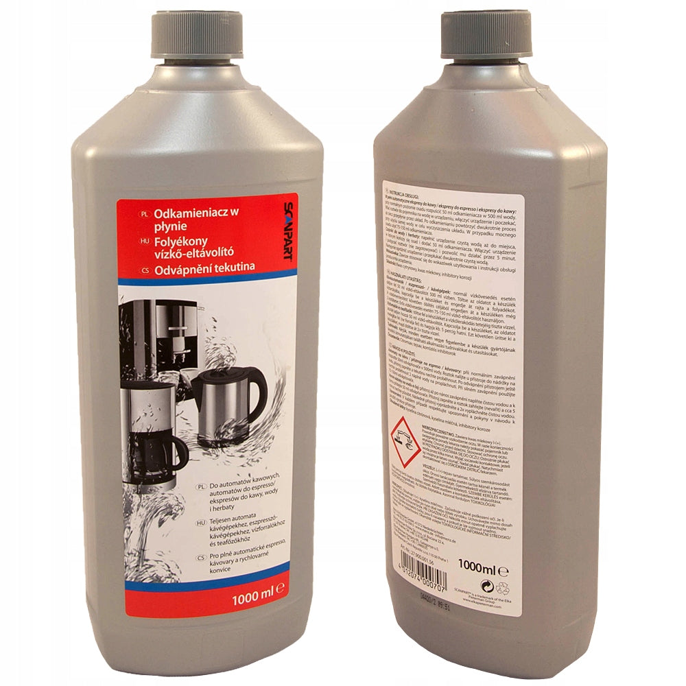 Descaler Scanpart liquid for coffee machines UNIVERSAL 1 liter Brand Scanpart