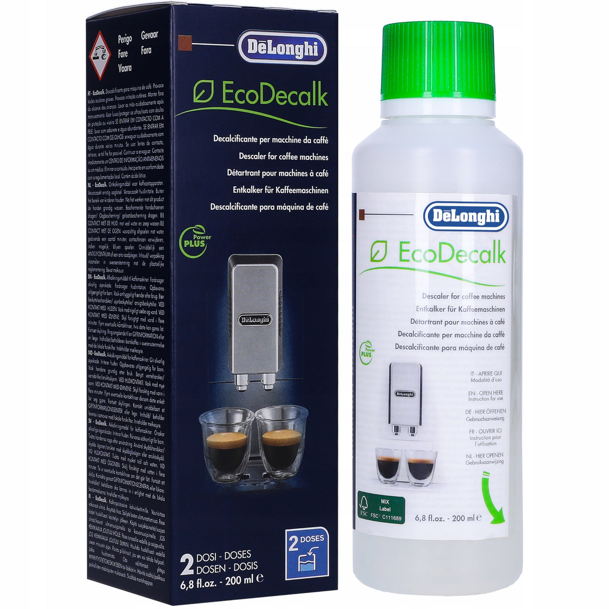 Descaler for DeLonghi DLSC202 200ml EcoDecalk EAN (GTIN) 6900917026633