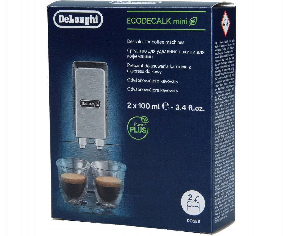 Descaler for DeLonghi EcoDecalk mini 2 x 100ml machines Manufacturer code 5513292821