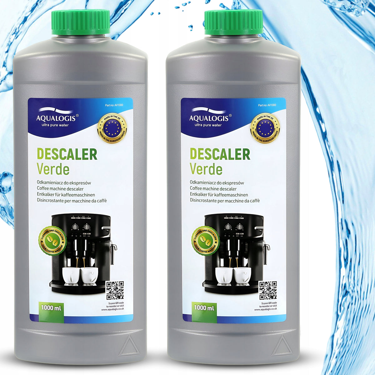 Descaler for Kettle Maker Iron Powerful Descaling Liquid 2 x 1L