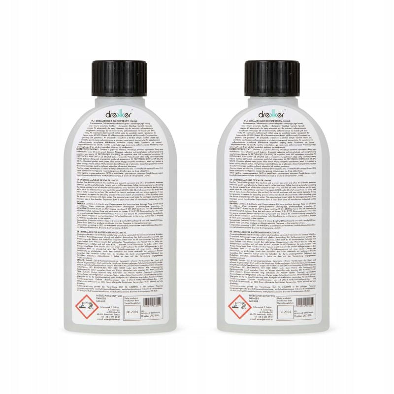 Descaler for coffee machine 500ml UNIVERSAL Drekker Brand Drekker
