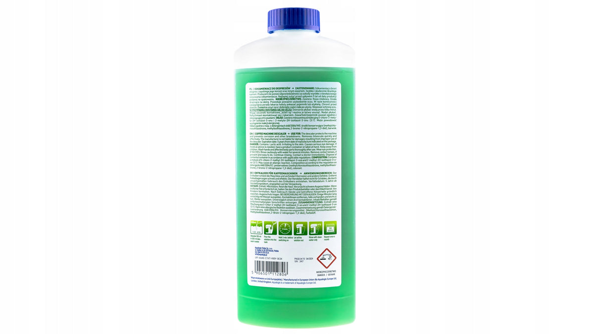 Descaler for machine UNIVERSAL liquid LARGE - 2x 1000ml VERDE 2x 1L Brand Aqualogis